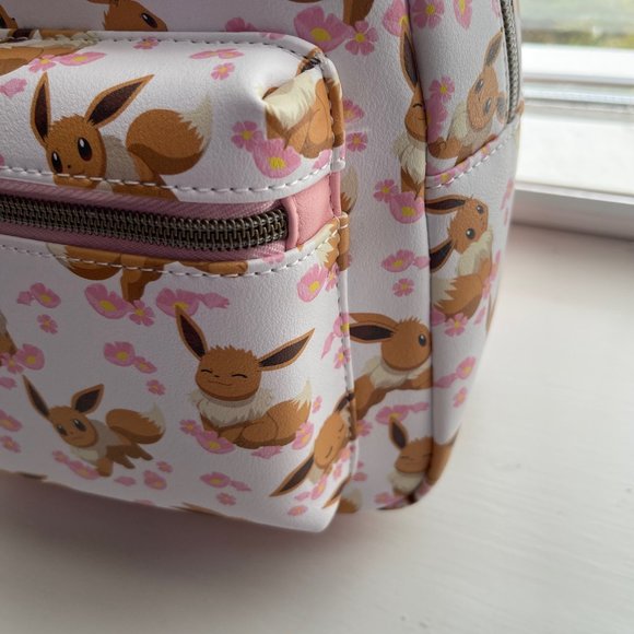 Loungefly Pokemon Eevee Sakura Mini Backpack and Cardholder Set - Picture 16 of 16